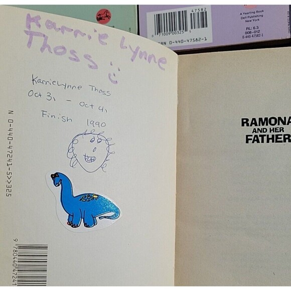 Lot of 8 Beverly Cleary Juvenile Chapter Ramona Henry Children Book MIX ASSORTD - Picture 8 of 11